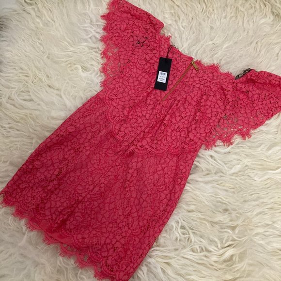 RACHEL ZOE Off-The-Shoulder Mini Adelyn Dress - Picture 10 of 12